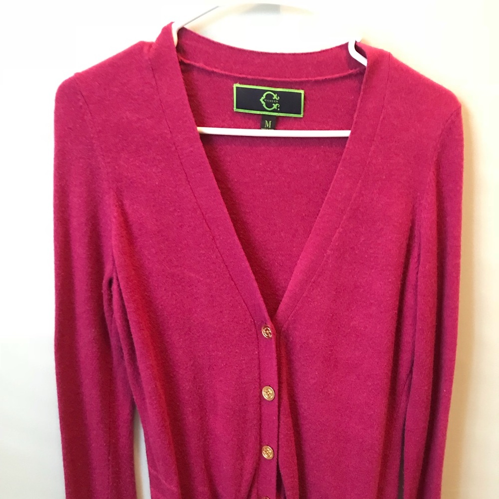 C Wonder Pink Cardigan